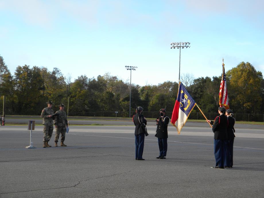 The Hunter Huss High School JROTC participated in the Freedom High School Patriots JROTC Drill Meet and the Western North Carolina Best of the Best Drill Meet. 